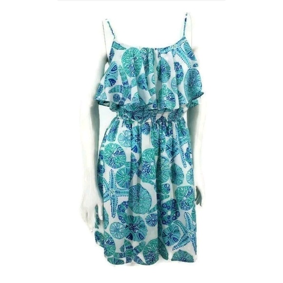 New Lilly Pulitzer Target Blue Sand Dollars Dress - Picture 1 of 8
